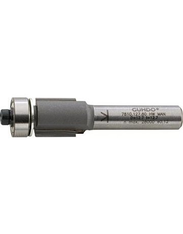 Bild HW-Bündigfräser Z2 S8 D12,7 l25 Guhdo-0