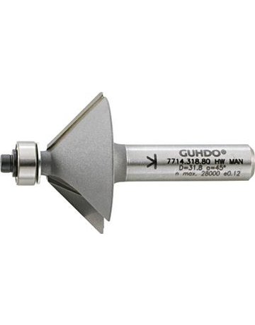Bild HW-Fasefräser D31,8 l12,745 Grad Z2 S8 Guhdo-0