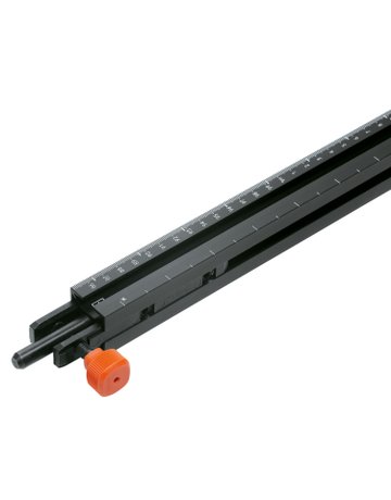 Bild Verlängerungslineal, für MINIDRILL, 1 Stück, Skala 1550 mm bis 2800 mm, E6/C35 schwarz - Blum-1