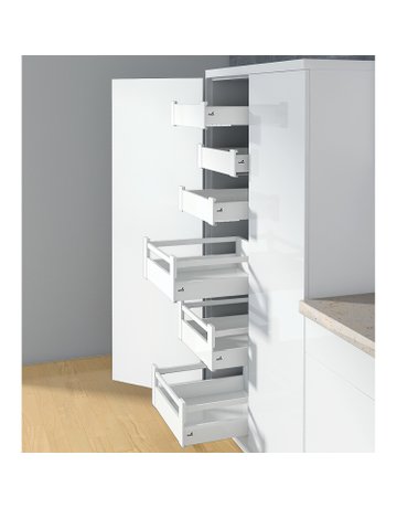 Bild ArciTech Zarge, Zargenhöhe 94 mm x NL 400 mm, weiß, rechts - Hettich-3
