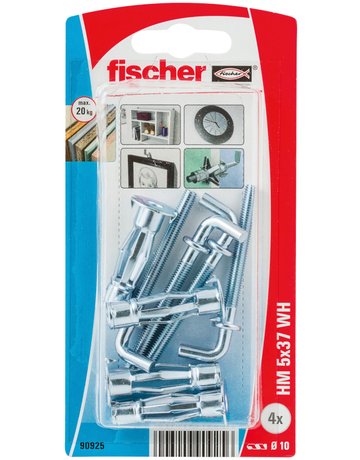 Bild Hohlraum-Metalldübel HM 5x37,m.Winkelhaken - fischer-1