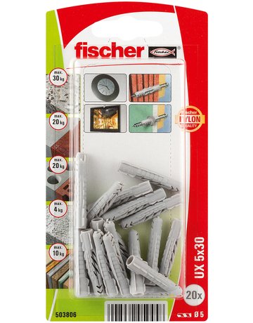 Bild Universaldübel UX 5x30 K (20) - fischer-1