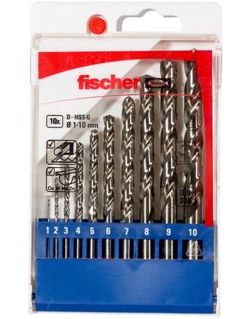 Bild Spiralbohrer-Set D-Set HSS-G 1 - 10 mm - fischer-2