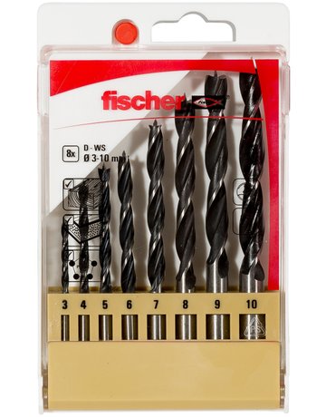 Bild Holzspiralbohrer D-WS Set 3-10mm - fischer-0