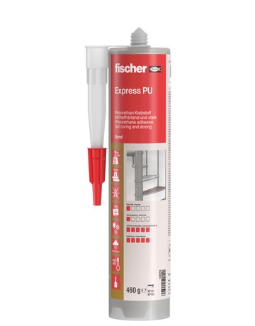 Bild Konstruktionsklebstoff KK-310 1K PUR-Klebstoff,beige,310ml - fischer-0