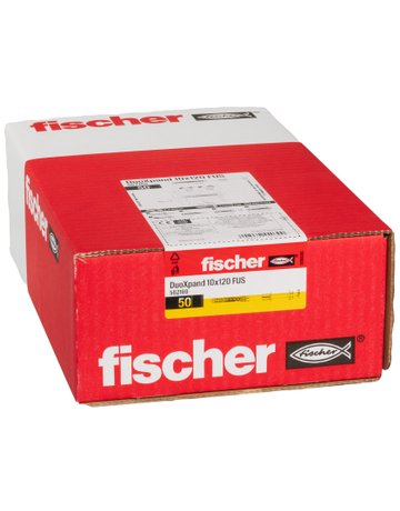 Bild Langschaftdü.DuoXpand 10x120 FUS Dübel:Nylon,Schraube:Stahl,zn - fischer-1