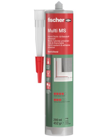 Bild Multi Klebstoff KD-290 weiß 1K Hybrid-polymer,290ml - fischer-0