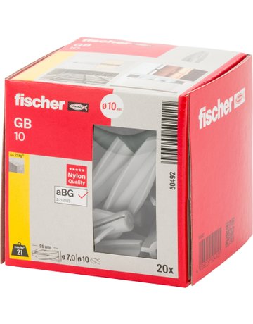 Bild Gasbetondübel GB 10 Nylon,Bohr-Ø: 10,Länge=Verankerung.: 55 - fischer-2