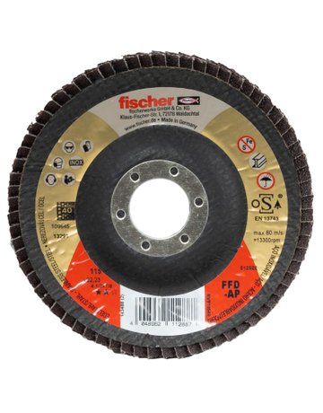Bild Fächerschleifscheibe AP 115 K40 Inox - fischer-0