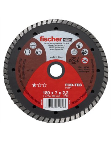 Bild Diamanttrennscheibe TES 2,2/180 turbo - fischer-0