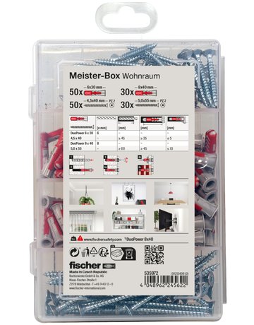 Bild Universaldübel Meisterbox DUOPOWER + Schraube - fischer-4