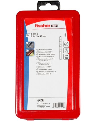 Bild Spiralbohrer-Set D-Set HSS-G 1 - 13 mm - fischer-1