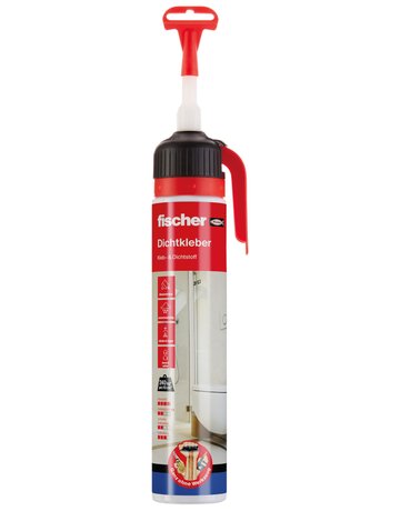 Bild Dichtkleber 200ml,weiß - fischer-0