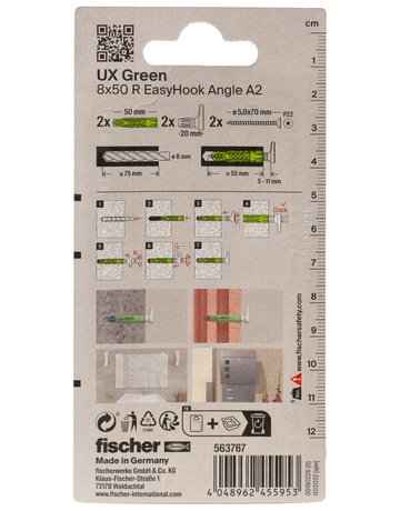 Bild UX Green 8x50 R EasyHook Angle A2 K (2) - fischer-3