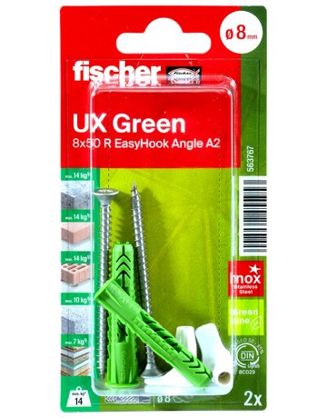 Bild UX Green 8x50 R EasyHook Angle A2 K (2) - fischer-2