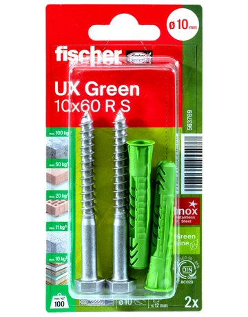Bild UX Green 10x60 R S A2 K (2) - fischer-1