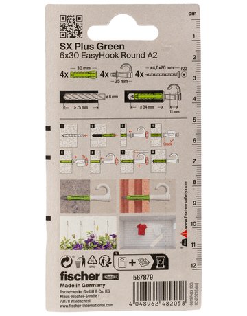 Bild SX Plus Green 6x30 EasyHookRound A2 K(4) - fischer-3