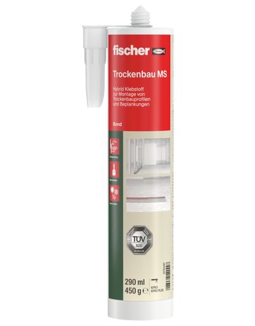 Bild Hybrid-Klebstoff Trockenbau MS - fischer-0