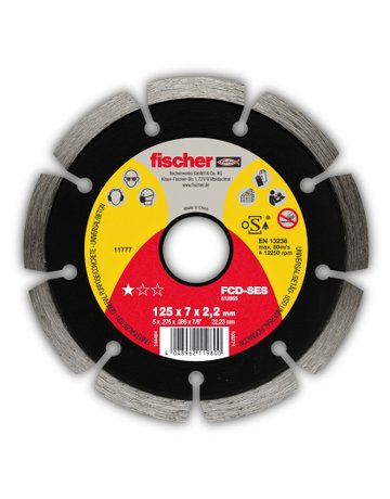 Bild Diamanttrennscheibe SES 2,0/115 geteilt - fischer-0