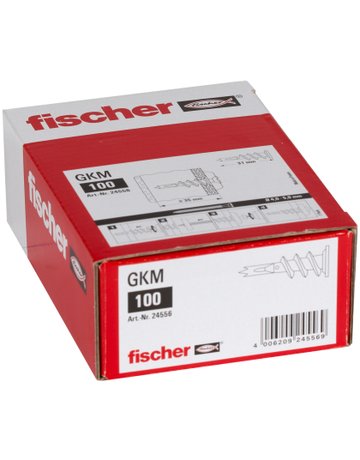 Bild Gipskartondübel Metall GKM Metall,Länge:31mm,Schrauben-Ø:4,0-5,0mm - fischer-1