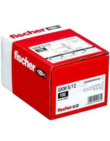 Bild Gipskartondübel Metall GKM 12 Metall,Länge:31,Anbauteildicke max:12 - fischer-1