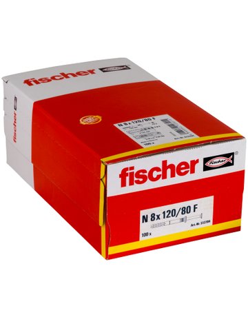 Bild Nageldübel N 8 x 120/80 F,zn Nylon,Stahl,zn - fischer-3