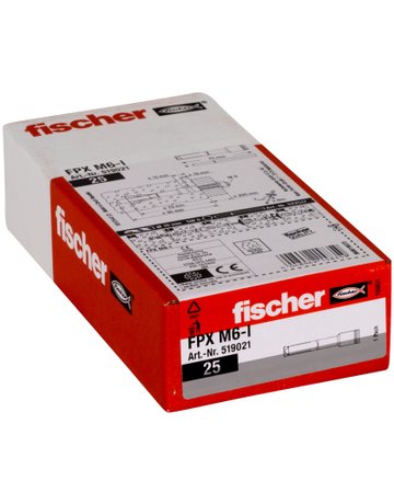 Bild Porenbetonanker FPX M6-I,zn Stahl,zn,Länge:75,Bohr-Ø:10,Außen-Ø:14 - fischer-3