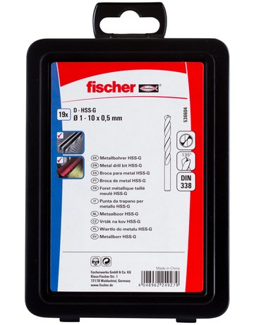 Bild Spiralbohrer-Set D-Set HSS-G 1 - 10 mm - fischer-2