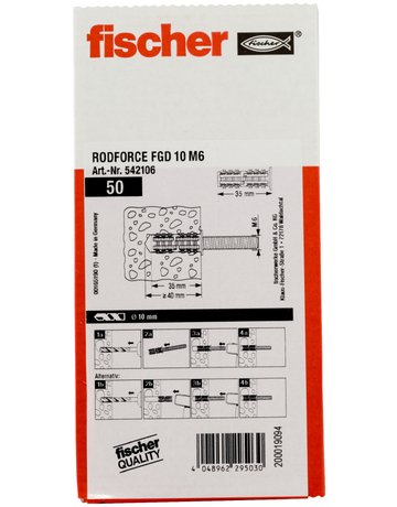 Bild Gewindestangendübel RODFORCE FGD 10 M6 - fischer-2