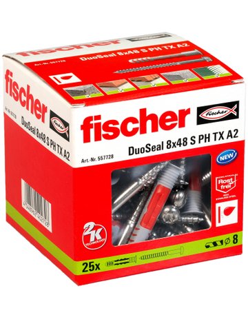 Bild Dübel, 8x48mm, TX30, grau, Nylon Inhalt: 25 Stück - fischer-2