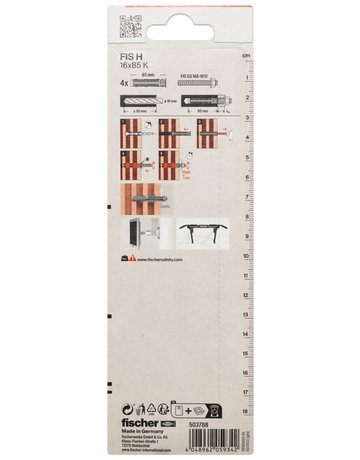 Bild Injektions-Ankerhülse FIS H 16x85 K Kunststoff - fischer-2