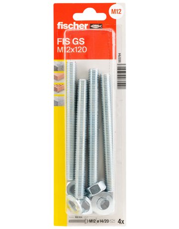 Bild Gewindeanker FIS GS M12x120,VE 4 - fischer-1