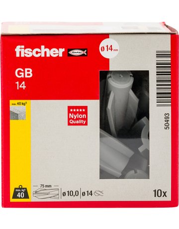 Bild Gasbetondübel GB 14 Nylon,Bohr-Ø: 14,Länge=Verankerung.: 75 - fischer-3