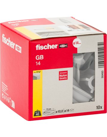 Bild Gasbetondübel GB 14 Nylon,Bohr-Ø: 14,Länge=Verankerung.: 75 - fischer-1