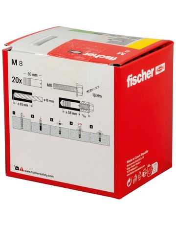 Bild Dübel M 8 Nylon,Bohr-Ø:16mm - fischer-2