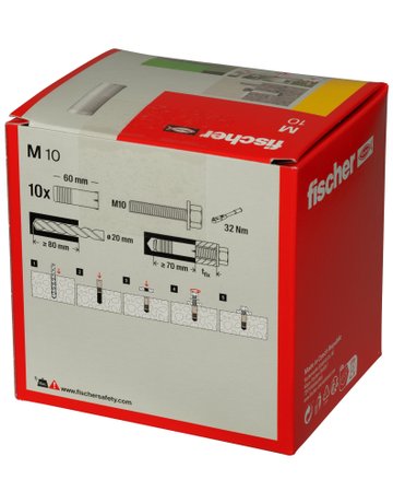 Bild Dübel M 10 Nylon,Bohr-Ø:20mm - fischer-3