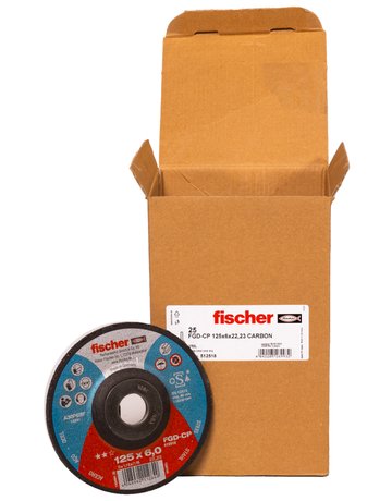 Bild Schleifscheibe CP 6/125 gekröpft Carbon - fischer-1