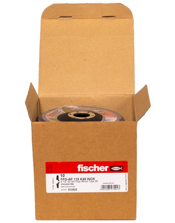 Bild Fächerschleifscheibe AP 115 K40 Inox - fischer-2