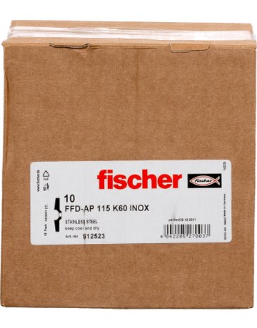 Bild Fächerschleifscheibe AP 115 K60 Inox - fischer-2