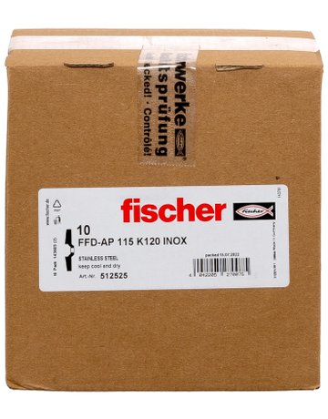 Bild Fächerschleifscheibe AP 115 K120 Inox - fischer-2