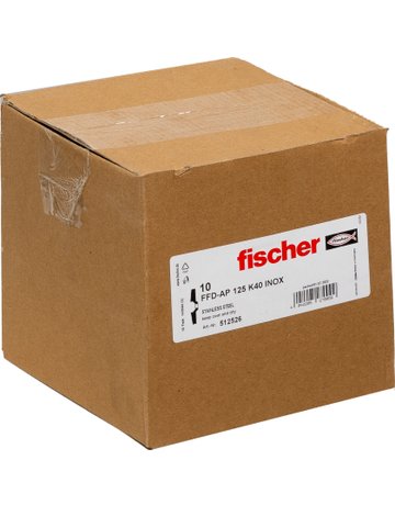 Bild Fächerschleifscheibe AP 125 K40 Inox - fischer-2