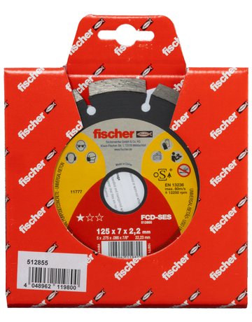 Bild Diamanttrennscheibe SES 2,2/125 geteilt - fischer-1