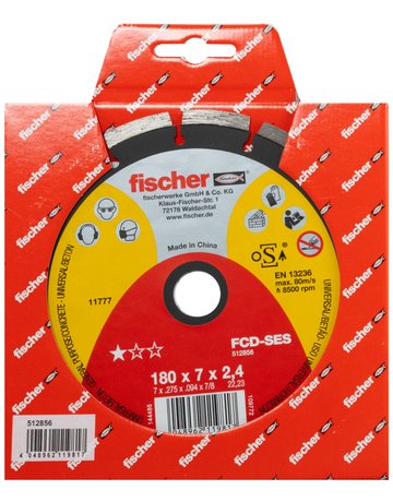 Bild Diamanttrennscheibe SES 2,4/180 geteilt - fischer-1