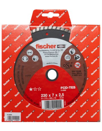 Bild Diamanttrennscheibe TES 2,5/180 turbo - fischer-1