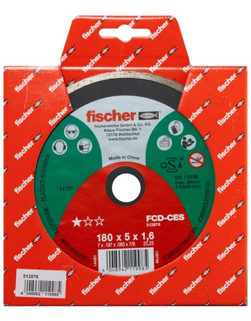 Bild Diamanttrennscheibe CES 1,6/180 - fischer-1
