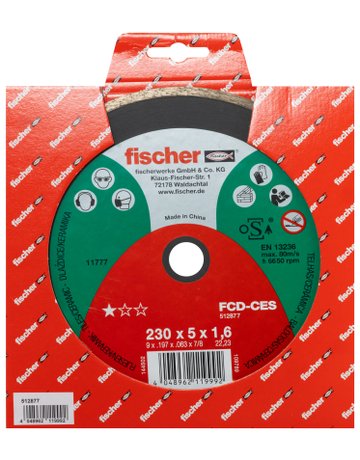 Bild Diamanttrennscheibe CES 1,6/230 - fischer-1
