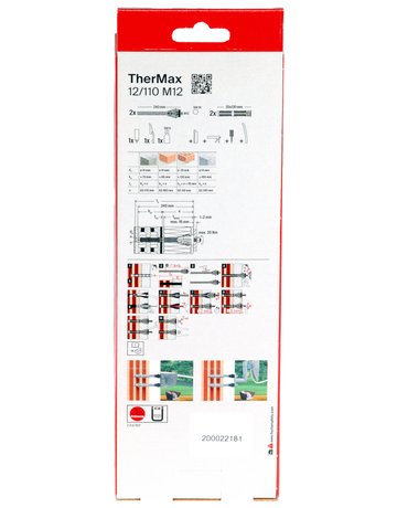 Bild Abstand.Thermax 12/110 M12 B Stahl,zn,m. Kunststoffkonus - fischer-3