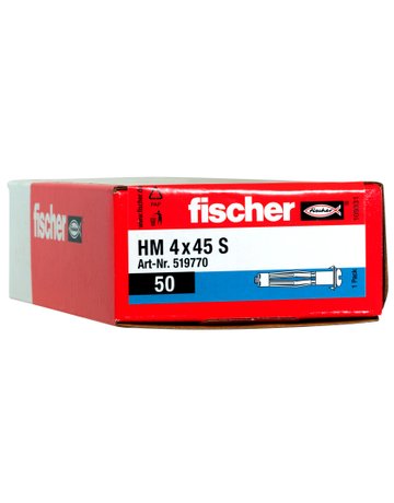 Bild Hohlraum-Metalldübel HM 4x45 S Stahl,zn,Bohr-Ø: 8mm - fischer-2