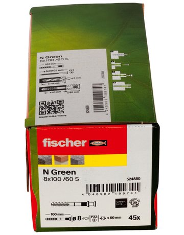Bild Nageldübel N GR 8 x 100/60 S,zn Nylon,Stahl,zn - fischer-2