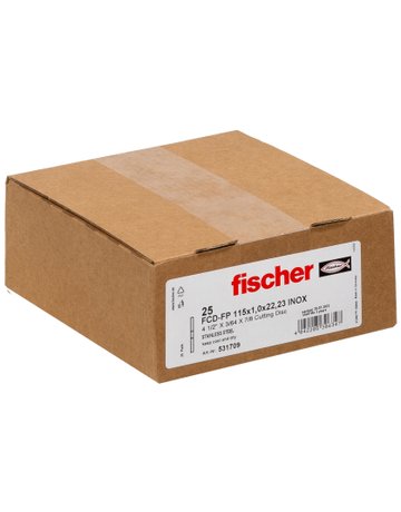 Bild Trennscheibe FP 1,0/115 flach Inox - fischer-1